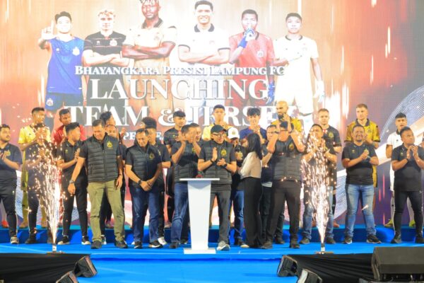 Launching Jersey Bhayangkara Presisi Lampung FC, Bidik Tiga Besar dan Jadi Perekat Masyarakat