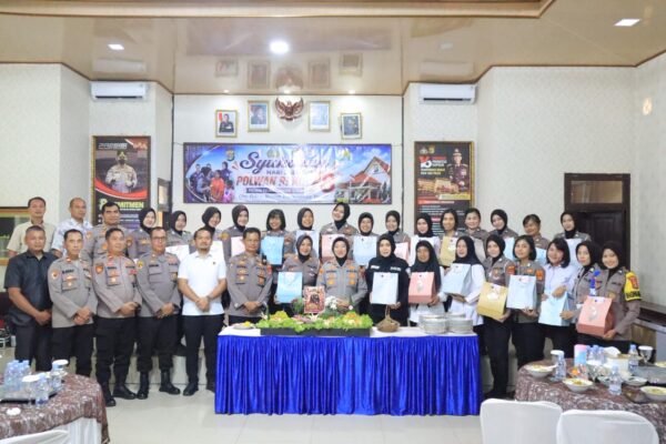 Hari Jadi Polwan ke-78, Polres Lampung Utara Gelar Syukuran